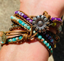 Load image into Gallery viewer, Multi Stone Wrap Bracelet
