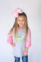 Load image into Gallery viewer, Girl&#39;s Happy Easter Raglan
