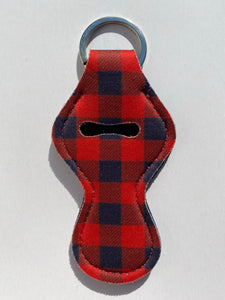 Chapstick holder keychain