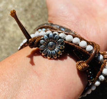 Load image into Gallery viewer, White Stone Wrap Bracelet
