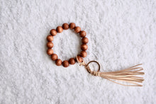 Load image into Gallery viewer, Wooden Bead Bangle Keychain
